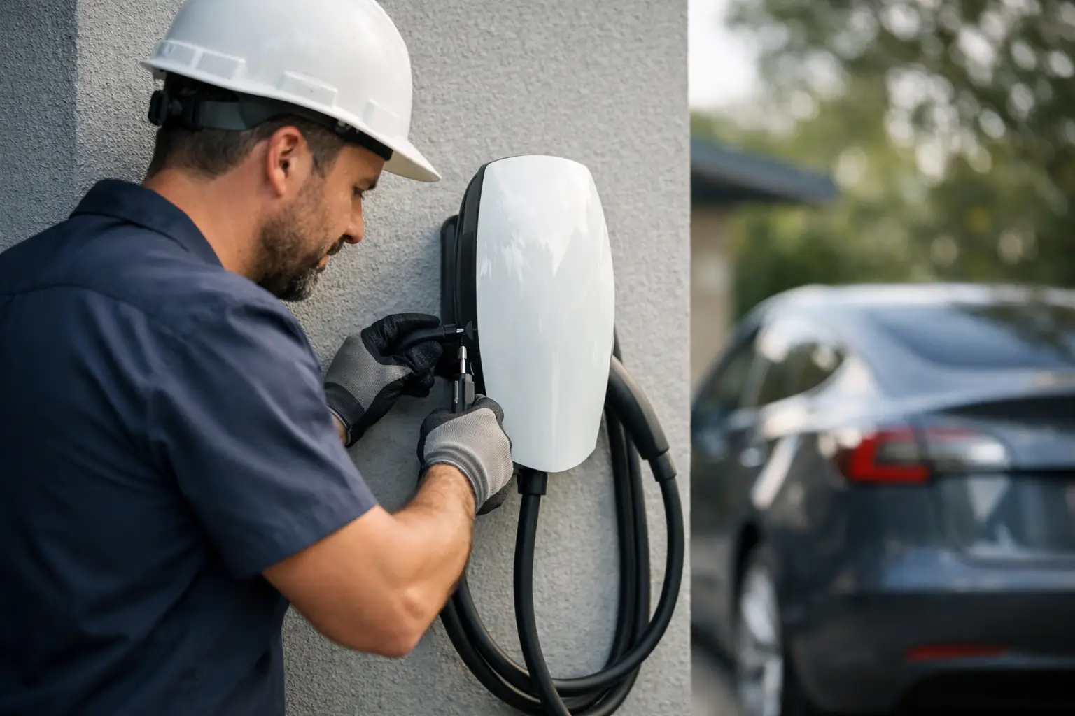 Can an Electrician Install a Tesla Wall Connector?